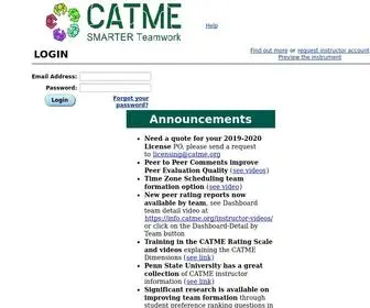 Catme.org(CATME Project) Screenshot