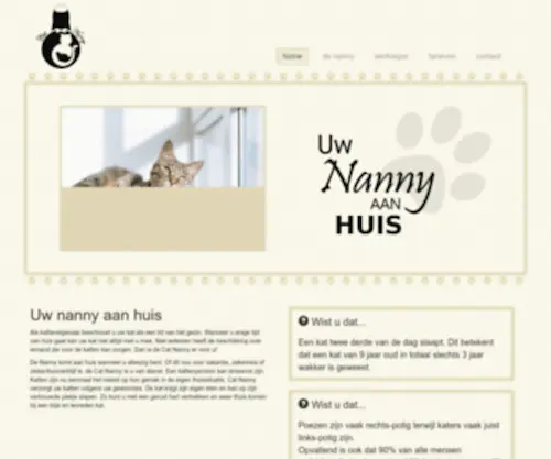 Catnanny.nl(Cat Nanny) Screenshot