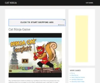 Catninja.org(Cat Ninja Unblocked) Screenshot