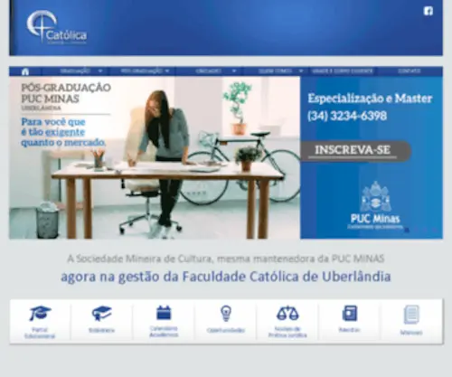 Catolicaonline.com.br(Faculdade) Screenshot