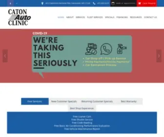 Catonautoclinic.com(Caton Auto Clinic Mall) Screenshot