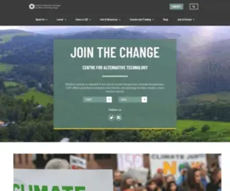 Cat.org.uk(Centre for Alternative Technology) Screenshot