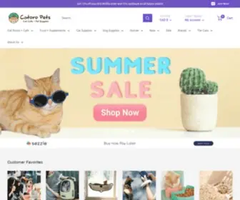 Catoropets.com(Catoro Cafe) Screenshot
