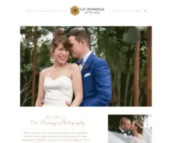 Catpennenga.com(Modern & Elegant Wedding) Screenshot