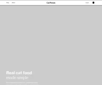 Catperson.com(Cat Person) Screenshot
