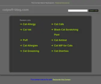 Catpuff-Blog.com(金华傅素汽车租赁有限公司) Screenshot