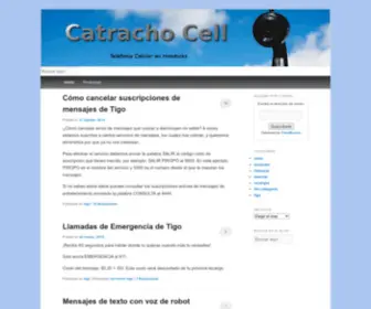 Catrachocell.com(Catracho Cell) Screenshot