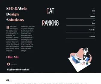 Catranking.com(Cat Ranking SEO Consulting) Screenshot