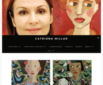 Catrionamillar.com(Figurative Artist) Screenshot