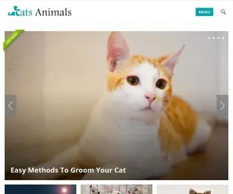 Catsanimals.com(Pet Blog) Screenshot