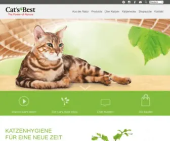Catsbest.de(Katzenhygiene für eine neue Zeit) Screenshot
