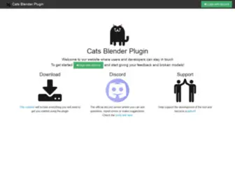 Catsblenderplugin.com(Catsblenderplugin) Screenshot