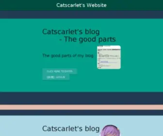 Catscarlet.com(Catscarlet's Website) Screenshot