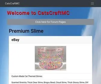 Catscraftmc.com(Slime) Screenshot