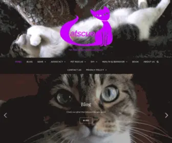 Catscue.com(Pet Rescue and Animal Advocacy) Screenshot