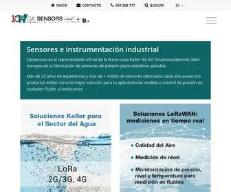 Catsensors.com(Sensores e instrumentación industrial) Screenshot