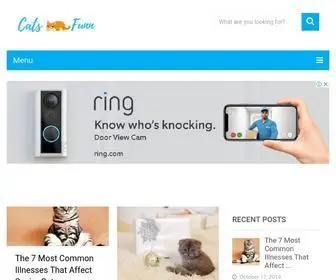 Catsfunn.com(Cats Funny) Screenshot