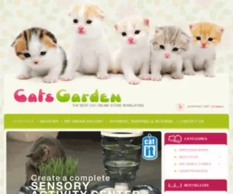 Catsgarden.com.my(Cats Garden) Screenshot