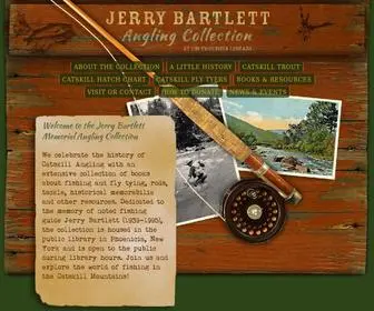 Catskillanglingcollection.org(The Jerry Bartlett Angling Collection) Screenshot