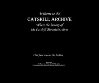 Catskillarchive.com(The Catskill Archive) Screenshot