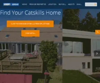 Catskillpremier.com(Catskills Real Estate Coldwell Banker Timberland Properties) Screenshot