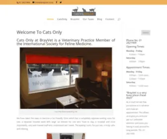 Catsonly.ie(Cats Only Clinic At BrayVet) Screenshot