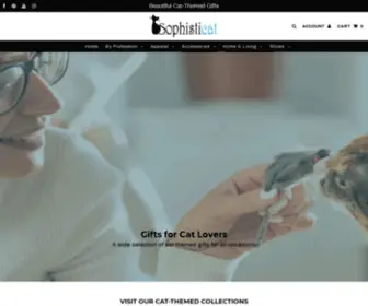 Catsophisticat.com(Catsophisticat is the store for cat lovers) Screenshot