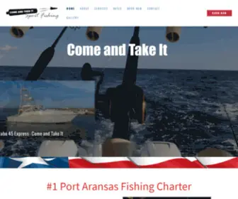 Catsportfishing.com(Port Aransas Fishing Charters) Screenshot