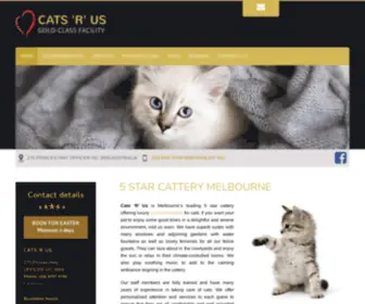 Catsrus.com.au(Cat Boarding Melbourne) Screenshot