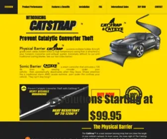 Catstrap.net(Most Effective Product to Protect against Catalytic Converter Theft. Catstrap) Screenshot