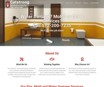 Catstrongtx.com(AustinWater Removal and Cleanup) Screenshot