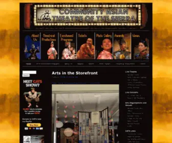 Catsweb.org(Community Asian Theatre of the Sierra) Screenshot