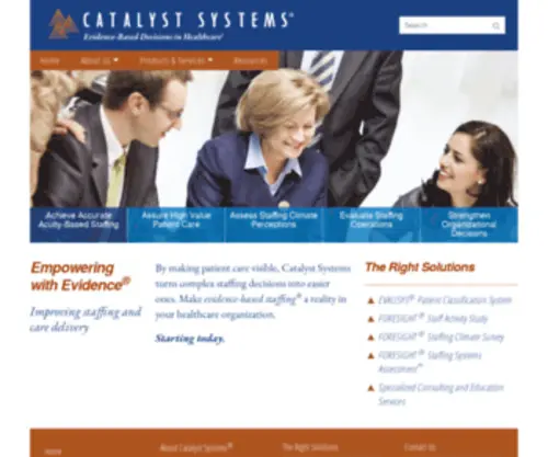 Catsys.com(Catalyst Systems) Screenshot