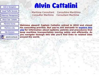Cattalini.com(Maritime consultant) Screenshot