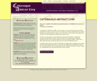 Cattaraugusabstract.com(Cattaraugus Abstract Corp) Screenshot