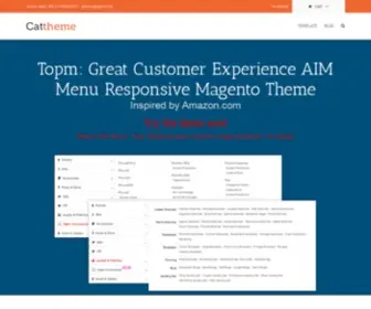 Cattheme.com(Magento Professional Theme) Screenshot