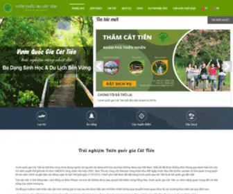 Cattiennationalpark.com.vn(Vườn) Screenshot