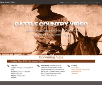 Cattlecountryvideo.com(Cattle Country Video) Screenshot