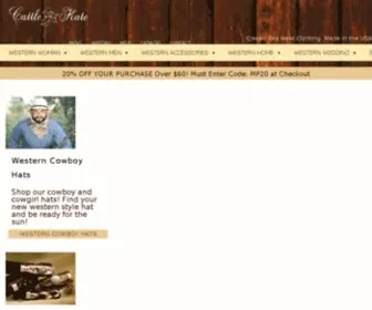 Cattlekate.com(Old West Clothing Made in USA) Screenshot