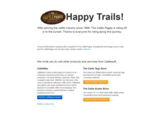 Cattlepages.com(Happy Trails) Screenshot