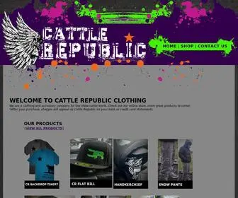 Cattlerepublicclothing.com(Cattle Republic Clothing) Screenshot