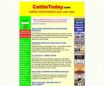 Cattletoday.com(Cattle Forum) Screenshot