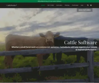 Cattleworks.com(CattleWorks cattle software) Screenshot