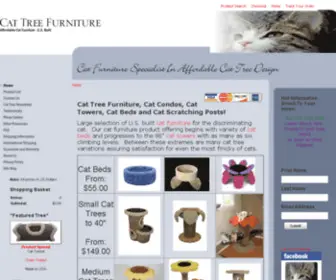 Cattreefurniture.com(Affordable Cat Furniture) Screenshot