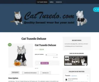 Cattuxedo.com(The Cat Tuxedo Store) Screenshot