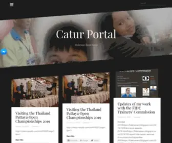 Catur.org(Malaysian Chess News Portal) Screenshot