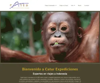 Caturexpediciones.com(Viajes y Expediciones en Indonesia) Screenshot