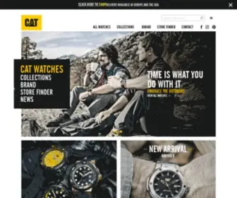 Catwatches.com(Caterpillar Watches offer just the best wrist watch collection for any man and woman) Screenshot