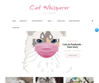 Catwhisperer.se(All you need to know about cats) Screenshot