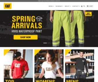 Catworkwear.com(Caterpillar Workwear) Screenshot